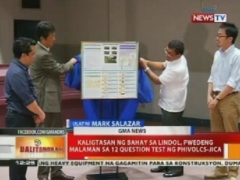 Kaligtasan ng bahay sa lindol, pwedeng malaman sa 12 question test ng Phivolcs-Jica