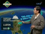 UH: Maulap na panahon na may mahihinang pag-ulan, mararanasan sa Luzon ngyong araw