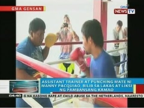 BP: Assistant trainer at punching mate ni Pacquiao, bilib sa lakas at liksi ng pambansang kamao