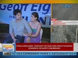UB: Carla Abellana, tanggap na raw ang hindi pagiging romantic ni Geoff Eigenmann