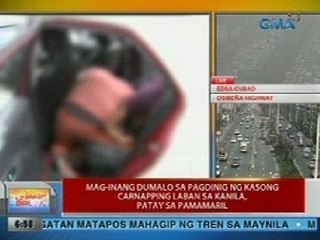 UB: Mag-inang dumalo sa pagdinig ng kasong carnapping laban sa kanila, patay sa pamamaril sa QC