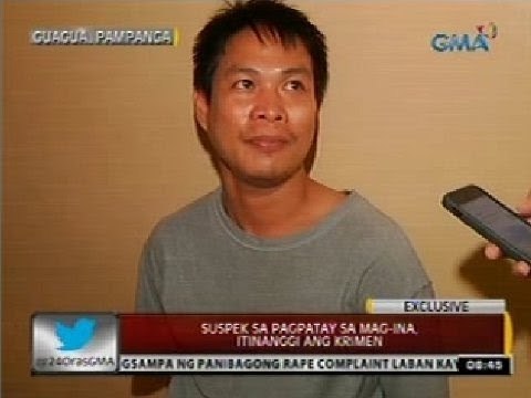 24oras: Suspek sa pagpatay sa mag-ina, itinanggi ang krimen