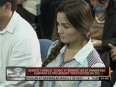 Deniece Cornejo, Cedric at Berniece Lee at Zimmer Raz, humarap sa preliminary investigation ng DOJ