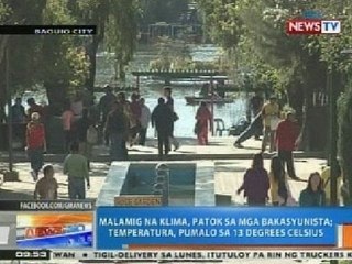 NTG: Malamig na klima, patok sa mga bakasyunista sa Baguio City