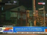 NTG: Menor de edad na kasambahay sa Dasmariñas, Cavite, pinagsamantalahan at pinatay
