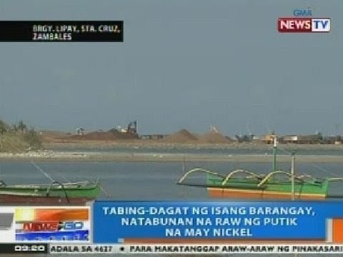 NTG: Tabing-dagat ng isang barangay sa Zambales, natabunan na raw ng putik na may nickel