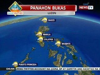 BP: GMA weather update as of :PM (Feb.24,2014)