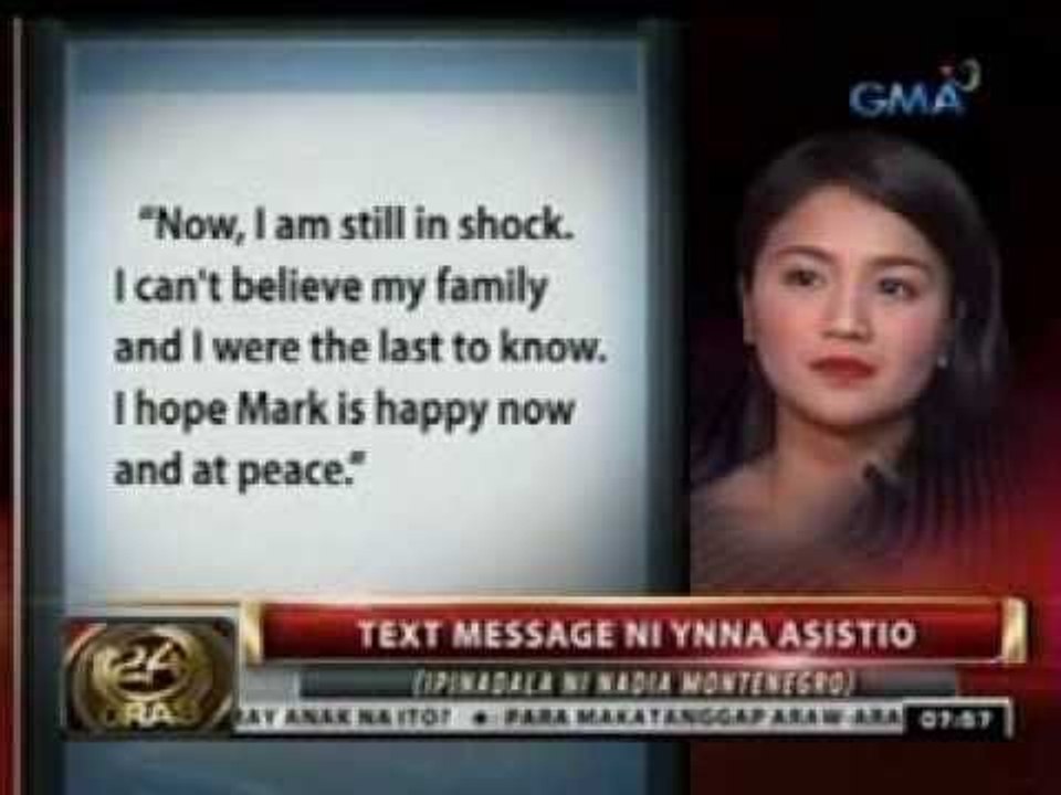 24 Oras: Ynna Asistio, nasaktan sa pag-amin ni Mark Herras na mero'n na siyang anak
