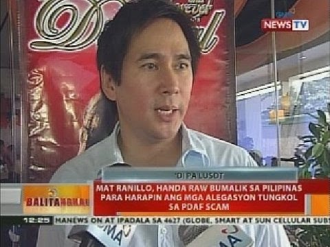 Mat Ranillo, bibigyang proteksyon daw ng DOJ kapag inilahad ang nalalaman sa PDAF scam