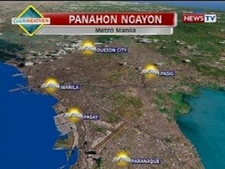 NTG: Mga pag-ambon sa Metro Manila, asahan hanggang hapon