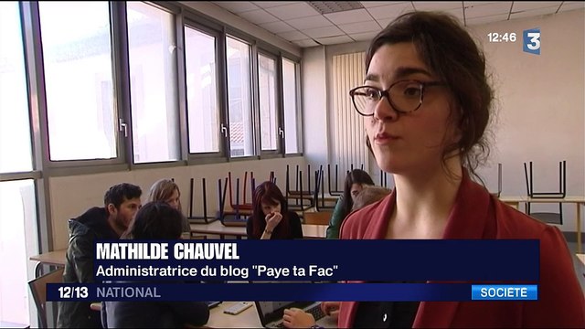 Paye ta fac : un blog dénonce le sexisme à la fac