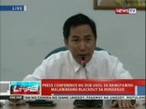 NTVL: Press conference ng DOE ukol sa nangyaring malawakang blackout sa Mindanao
