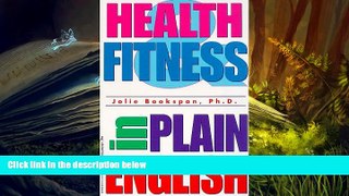 Audiobook  Health And Fitness In Plain English Jolie Bookspan For Kindle