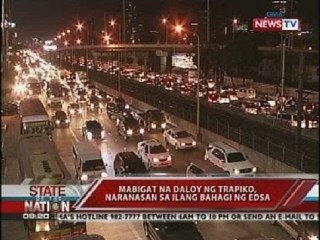 SONA: Mabigat na daloy ng trapiko, naranasan sa ilang bahagi ng EDSA