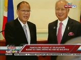SONA: PNoy at delegasyon, mainit na sinalubong ng hari ng Malaysia
