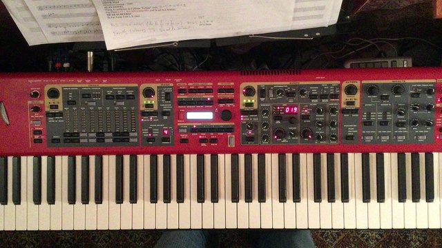 Pink Floyd - Green is The Color - piano synthetiseur