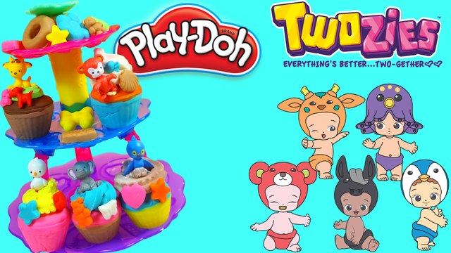 Play Doh Cupcake Tower Sweet Shoppe - La Tour à Cupcakes - Torre de Magdalenas Törtchen-Turm Twozies