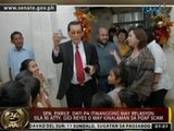Sen. Enrile, dati pa itinangging may relasyon sila ni Atty. Gigi Reyes o may kinalaman sa PDAF scam