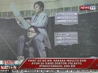 SONA: Malacañang, ipinagtanggol ang Print Ad ng BIR