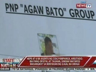 Hepe at 6 na ahente ng CIDG Pampanga, arestado