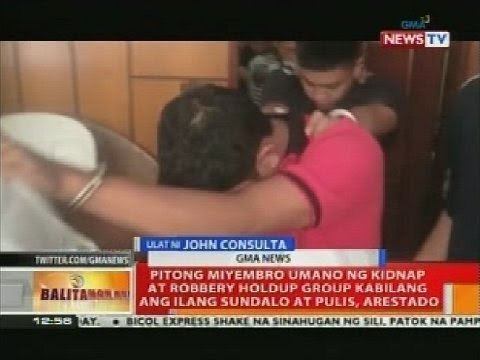 BT: Pitong miyembro umano ng kidnap at robbery holdup group, arestado