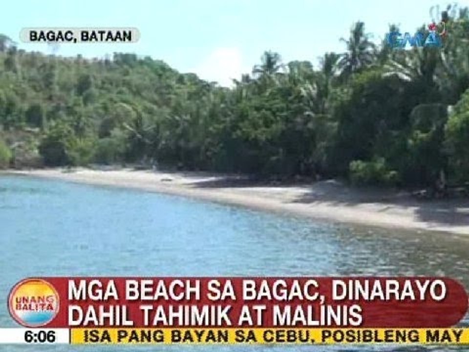 UB: Mga beach sa Bagac, Bataan, dinarayo dahil sa tahimik at malinis
