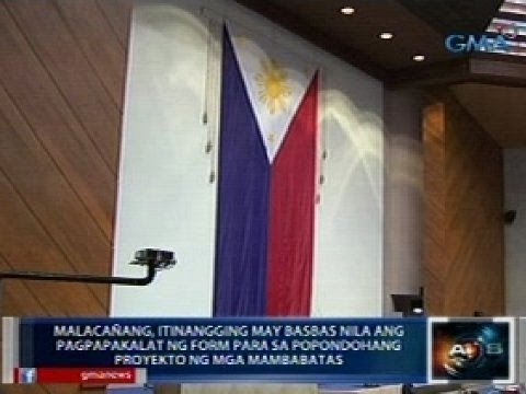 Malacañang, itinangging may basbas nila ang pagpapakalat ng form