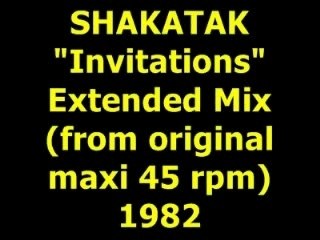 SHAKATAK  "Invitations"  Maxi 45 rpm