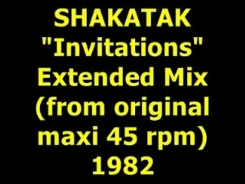 SHAKATAK Invitations Maxi 45 rpm