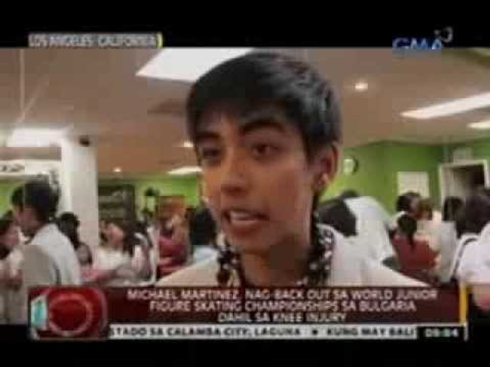 Michael Martinez, nag-back out sa World Junior Figure Skating Championships sa Bulgaria