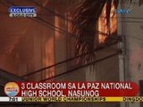 UB: 3 classroom sa La Paz National High School sa Iloilo City, nasunog