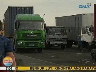 UB: Mga trucker, sinugod ang impounding area dahil sa paghila umano sa kanilang mga truck