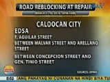 UB: Alamin ang mga kalsada na isasailalim sa road reblocking at repair ngayong weekend