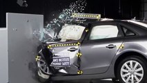2012 Audi A4 small overlap IIHS crash test