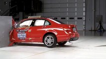 2013 Mercedes-Benz C-Class small overlap IIHS crash test