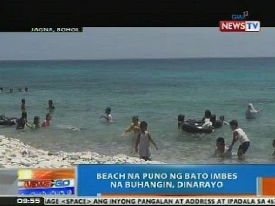 NTG: Beach sa Jagna, Bohol na puno ng bato imbes buhangin, dinarayo