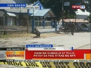 BT: 6 na sundalo at pulis, patay sa pag-atake ng NPA