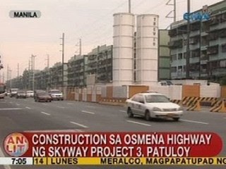UB: Construction sa Osmeña Highway ng Skyway Project 3, patuloy