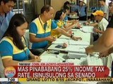 UB: Panayam kay BIR Comm. Henares kaugnay sa panukalang gawing 25% ang income tax rate