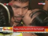 BT: Manny Pacquiao, bumiyahe na papuntang Amerika para ipagpatuloy ang training