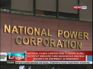 NPC: Planong bumili ng circuit breakers para mabawasan ang mga insidente ng brownout sa Mindanao
