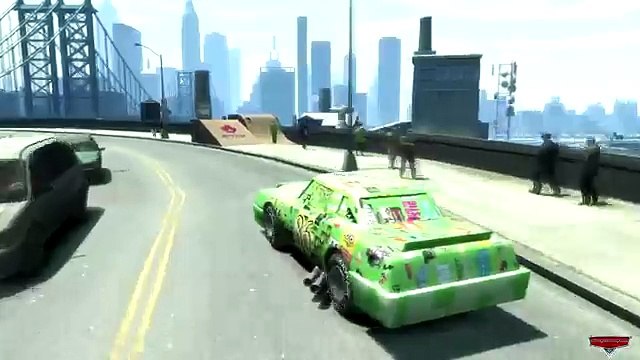 Chick Hicks six Jumps Crash test Disney cars by onegamesplus