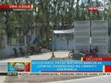 BP: Estudyante sa Capiz, patay matapos barilin sa loob ng unibersidad ng umano'y kaeskwela