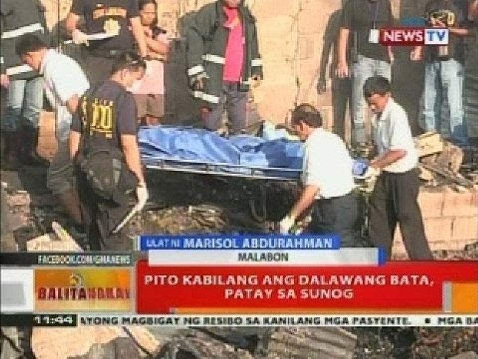 BT: Pito kabilang ang dalawang bata, patay sa sunog