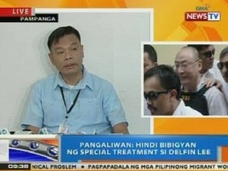 NTG: Delfin Lee, hindi umano bibigyan ng special treatment