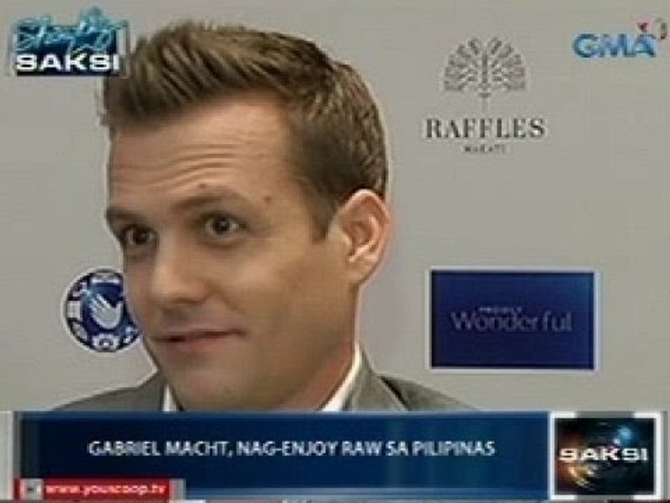 Saksi: 'Suits' actor Gabriel Macht, humanga sa tatag ng mga nasalanta ng bagyong Yolanda