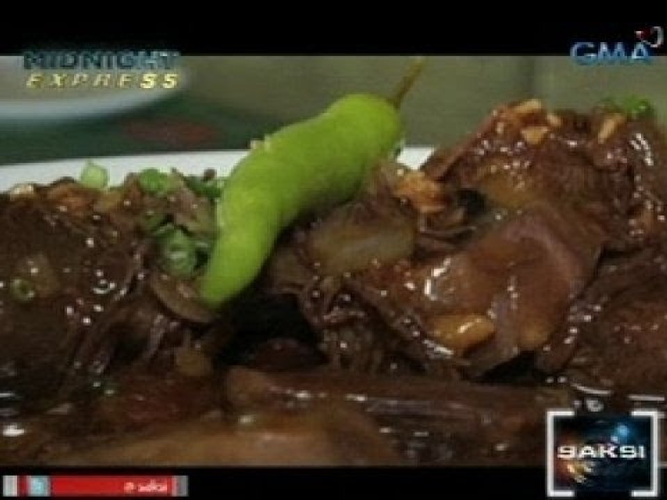 Saksi: Encendido, niluluto gamit ang tiyan at buntot ng baka, dila ng baboy at chorizo