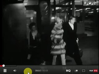 Brigitte Bardot et Gunther Sachs le 5 mars 1967 aéroport de Cointrin (Suisse)