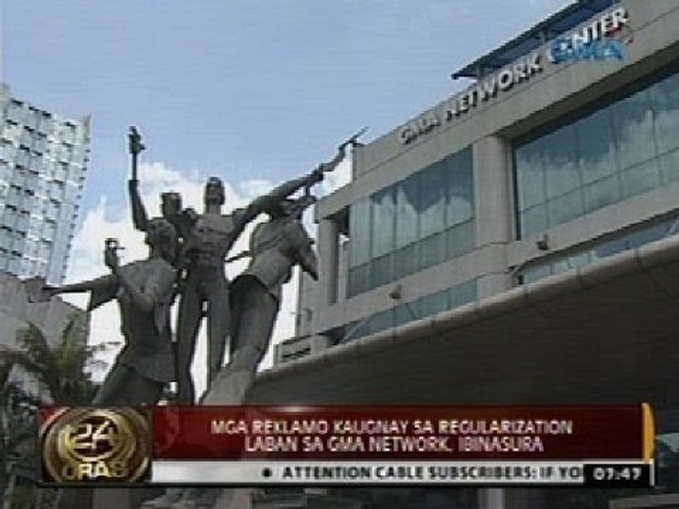 24Oras: Mga reklamo kaugnay sa regularization laban sa GMA Network, ibinasura