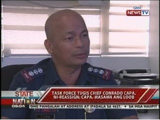 SONA: Task force Tugis chief Conrado Capa, ni-reassign para raw i-promote